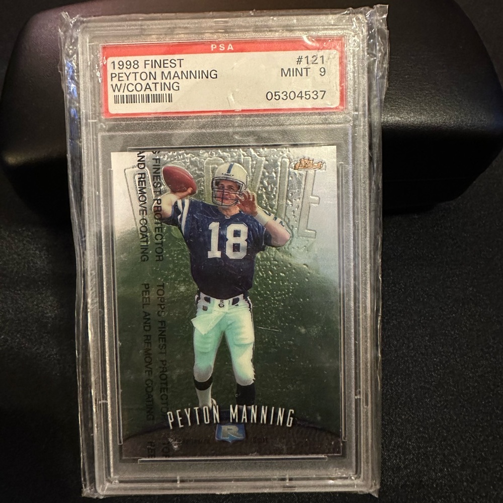 1998 TOPPS FINEST PEYTON MANNING w/COATING #121